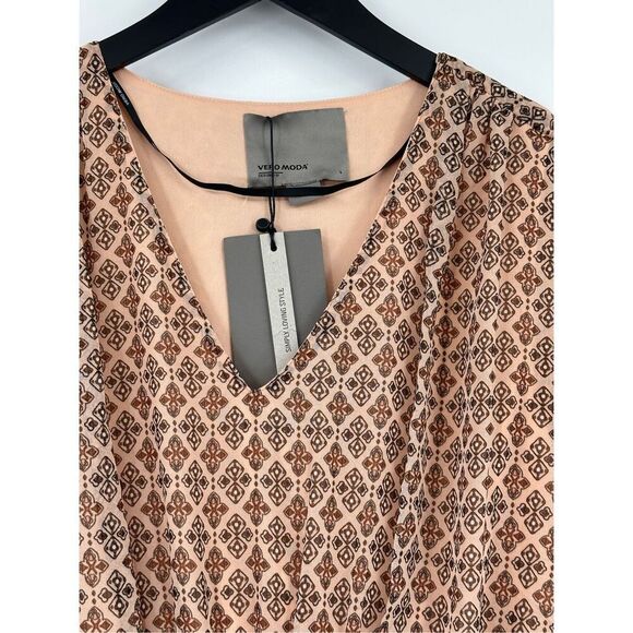 Vero Moda NWT Nani’s border maxi dress size L - Picture 2 of 11